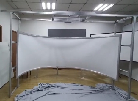 Electric projector screen application